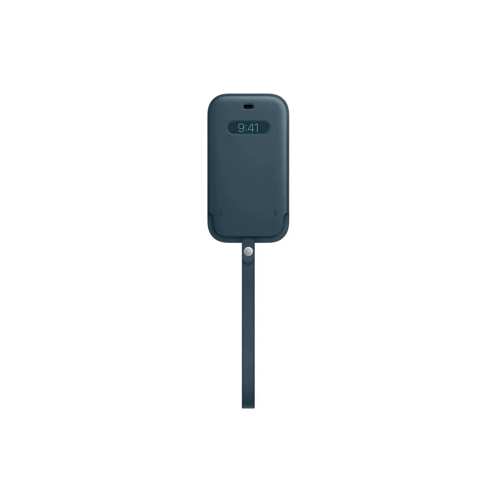Housse en Cuir avec MagSafe Apple iPhone 12 Pro Max Bleu Indigo