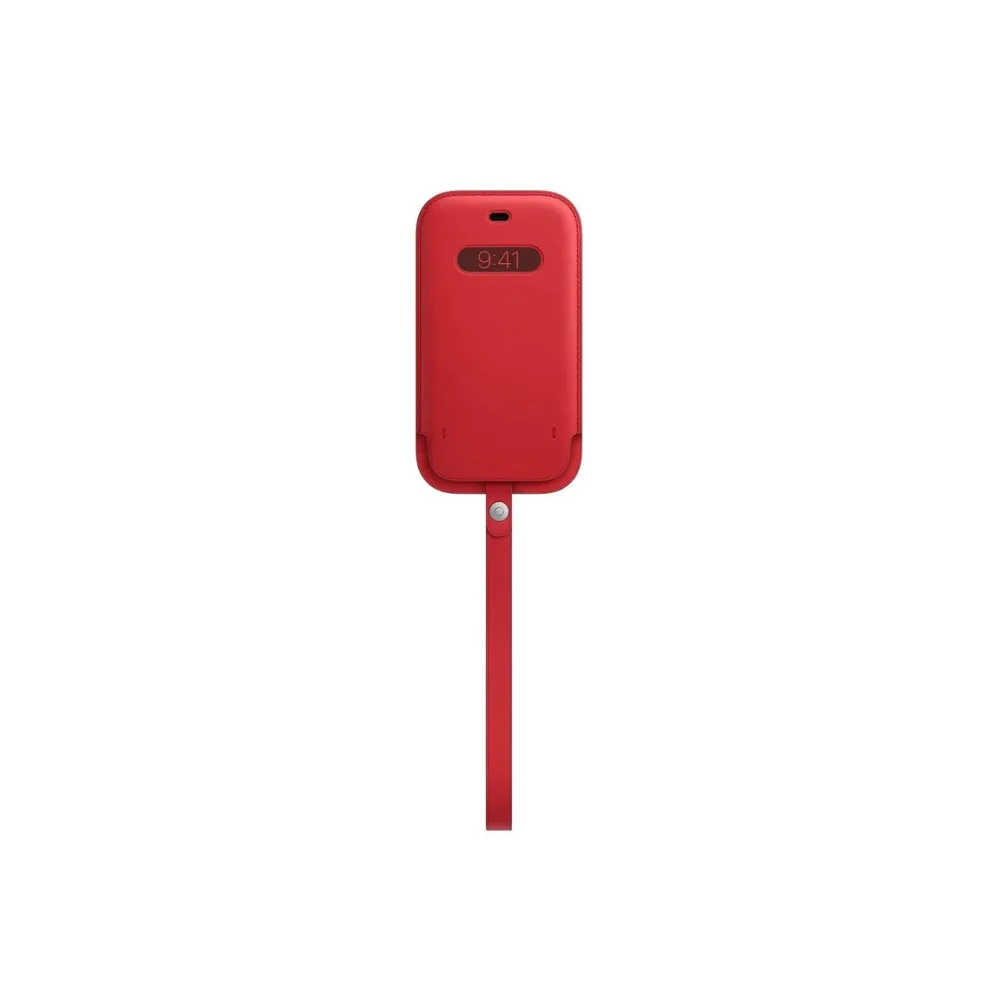Housse en Cuir avec MagSafe Apple iPhone 12 Pro Max Rouge