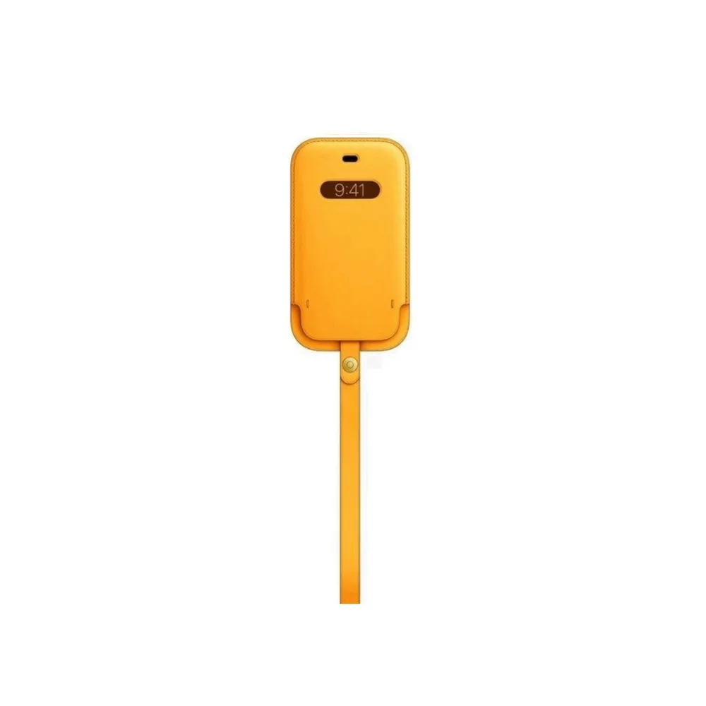 Housse en Cuir avec MagSafe Apple iPhone 12 Pro Max Pavot de Californie
