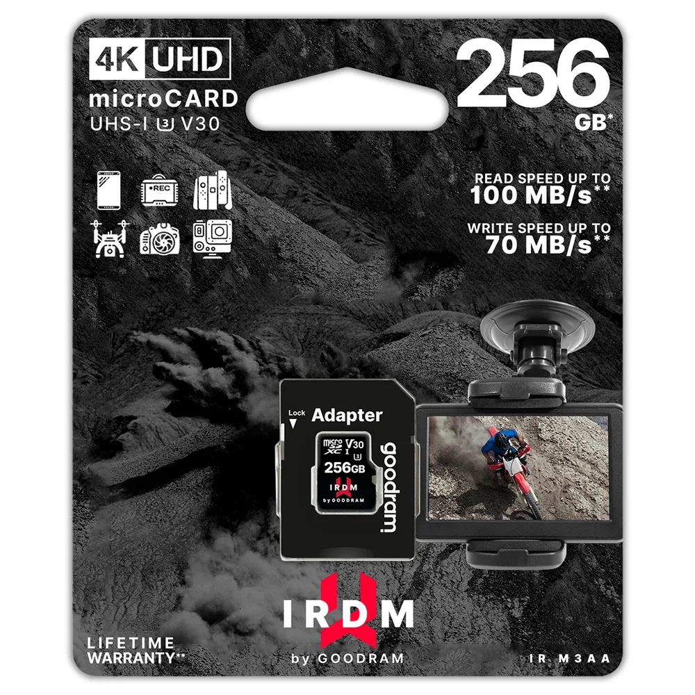 Carte Mémoire Goodram 256GB 3ème Gen V30