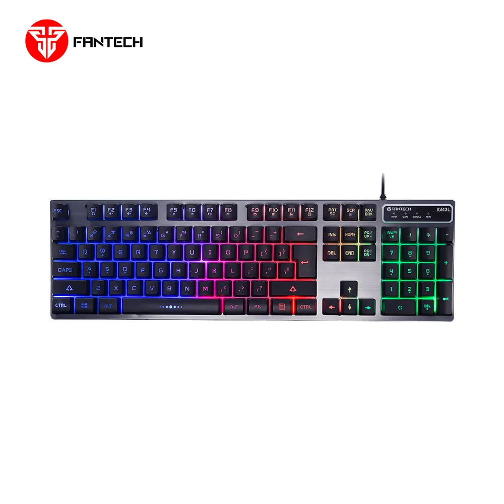 Clavier Gamer Filaire Fantech FIGHTER II K613L (QWERTY) Noir