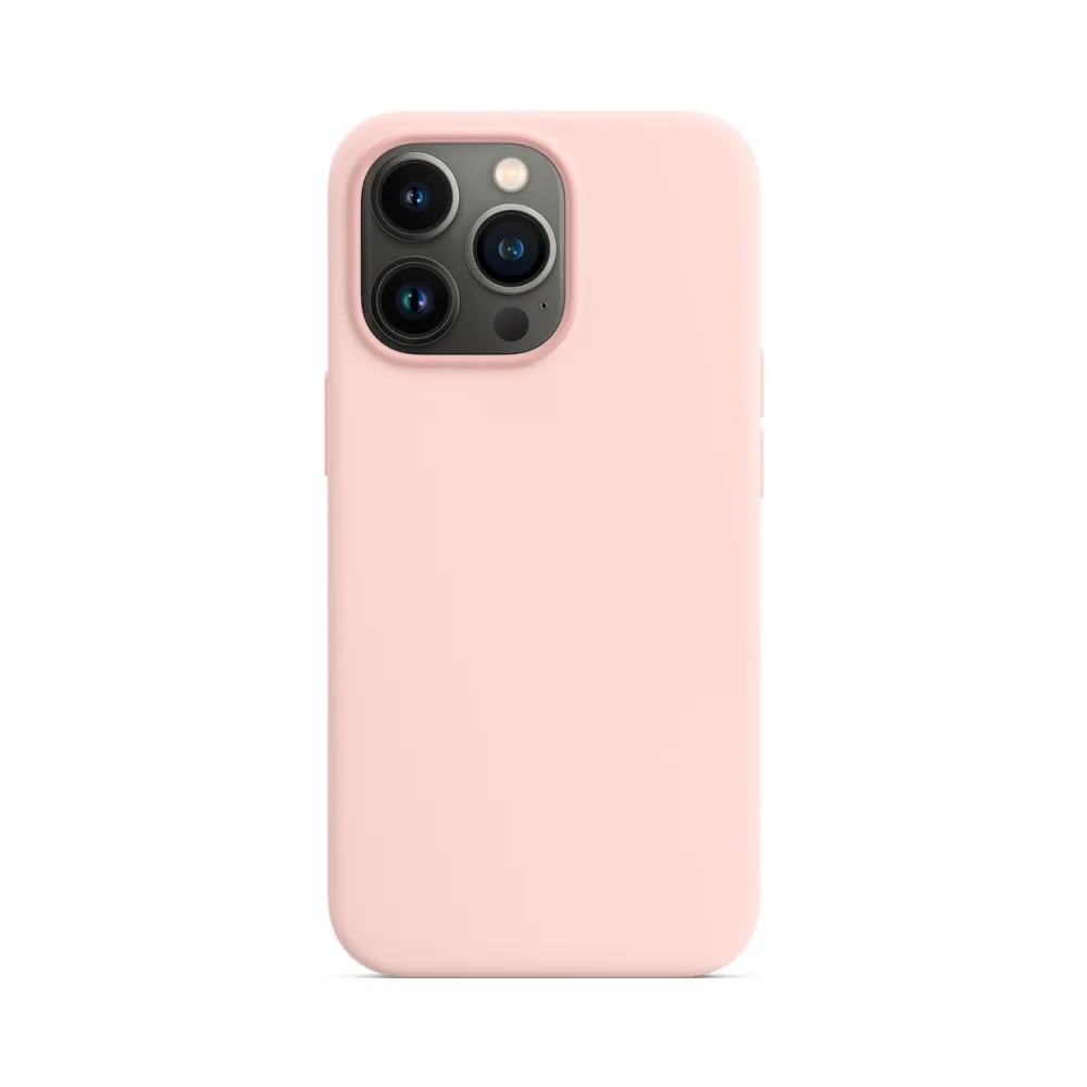 Coque Silicone Compatible pour Apple iPhone 13 Pro Rose Gold