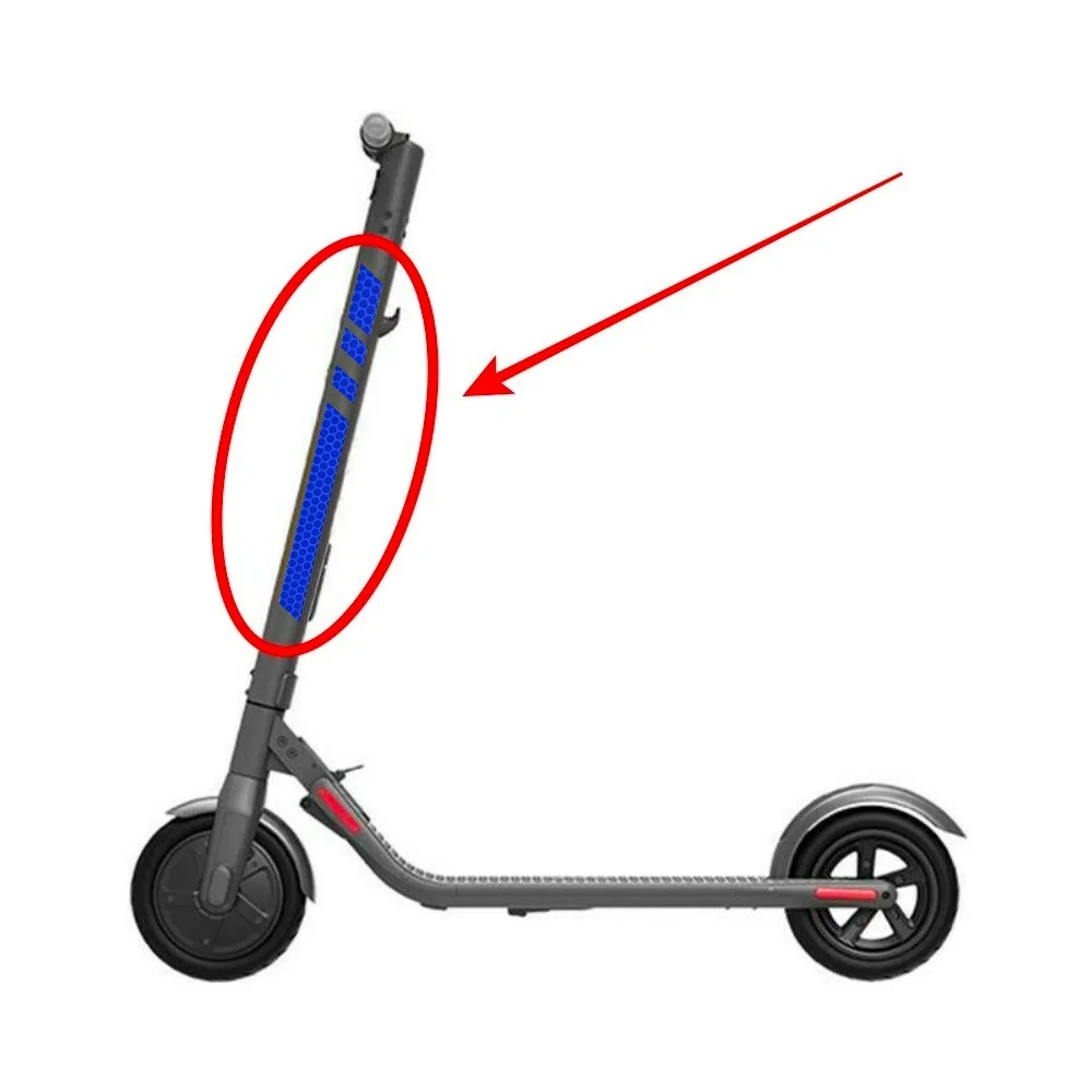 Stickers Décoratifs pour Trottinettes Électriques Bleu — vue 2