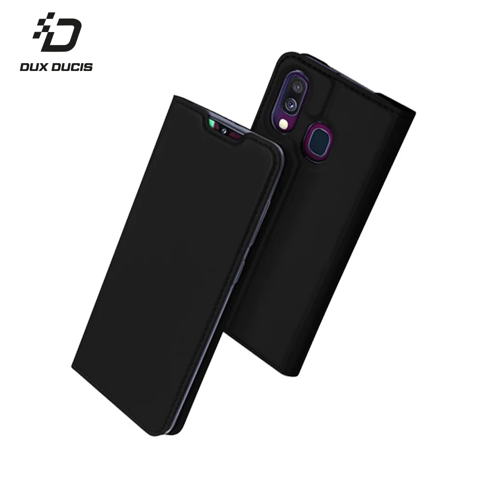 Housse de Protection Skin Pro Dux Ducis pour Samsung Galaxy A40 A405 Noir