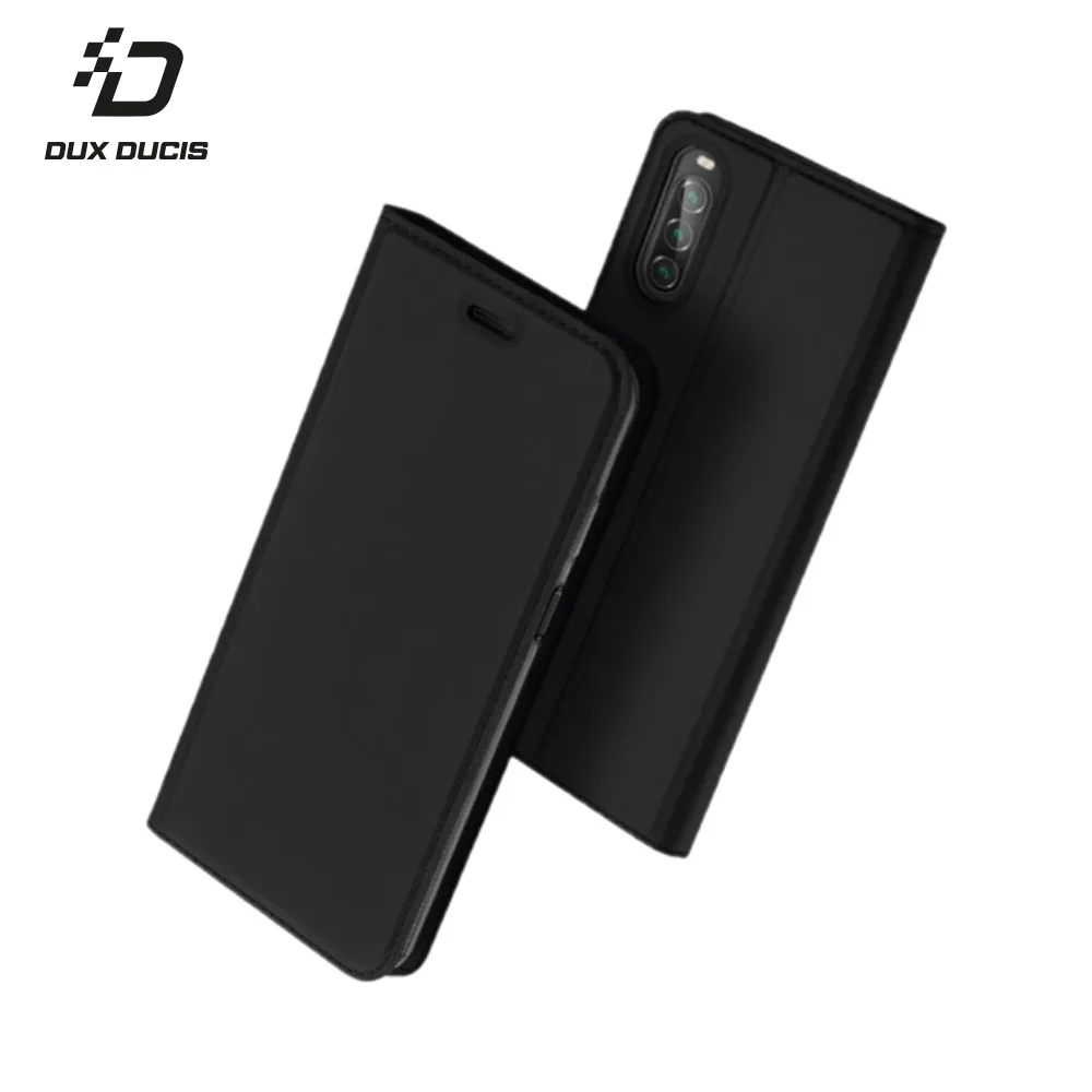 Housse de Protection Skin Pro Dux Ducis pour Sony Xperia 10 II Noir