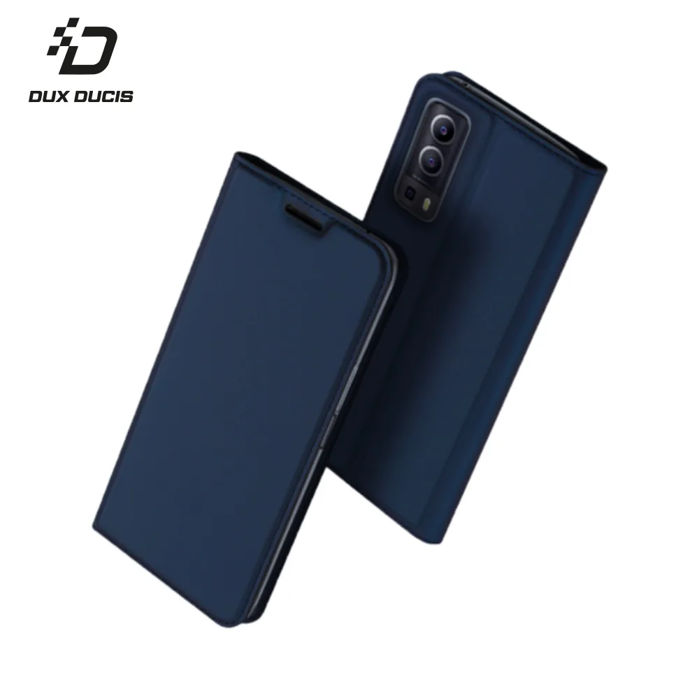 Housse Skin Pro Dux Ducis Vivo Y72 5G Bleu