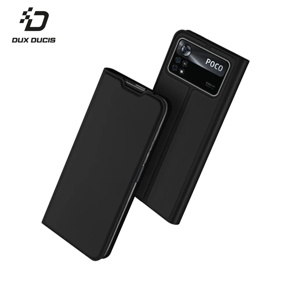 Housse de Protection Skin Pro Dux Ducis pour Xiaomi Poco X4 Pro 5G Noir