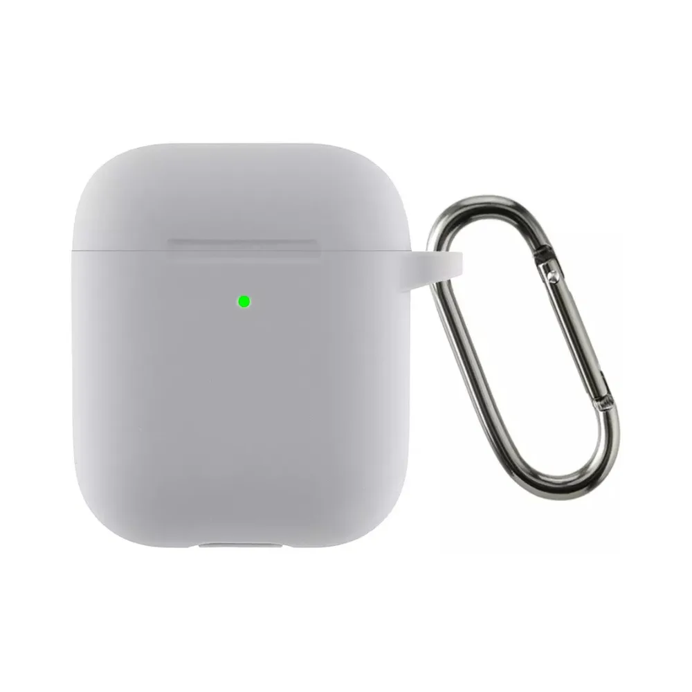 Protection Silicone pour Boitier AirPods 1er & 2e Génération Gris