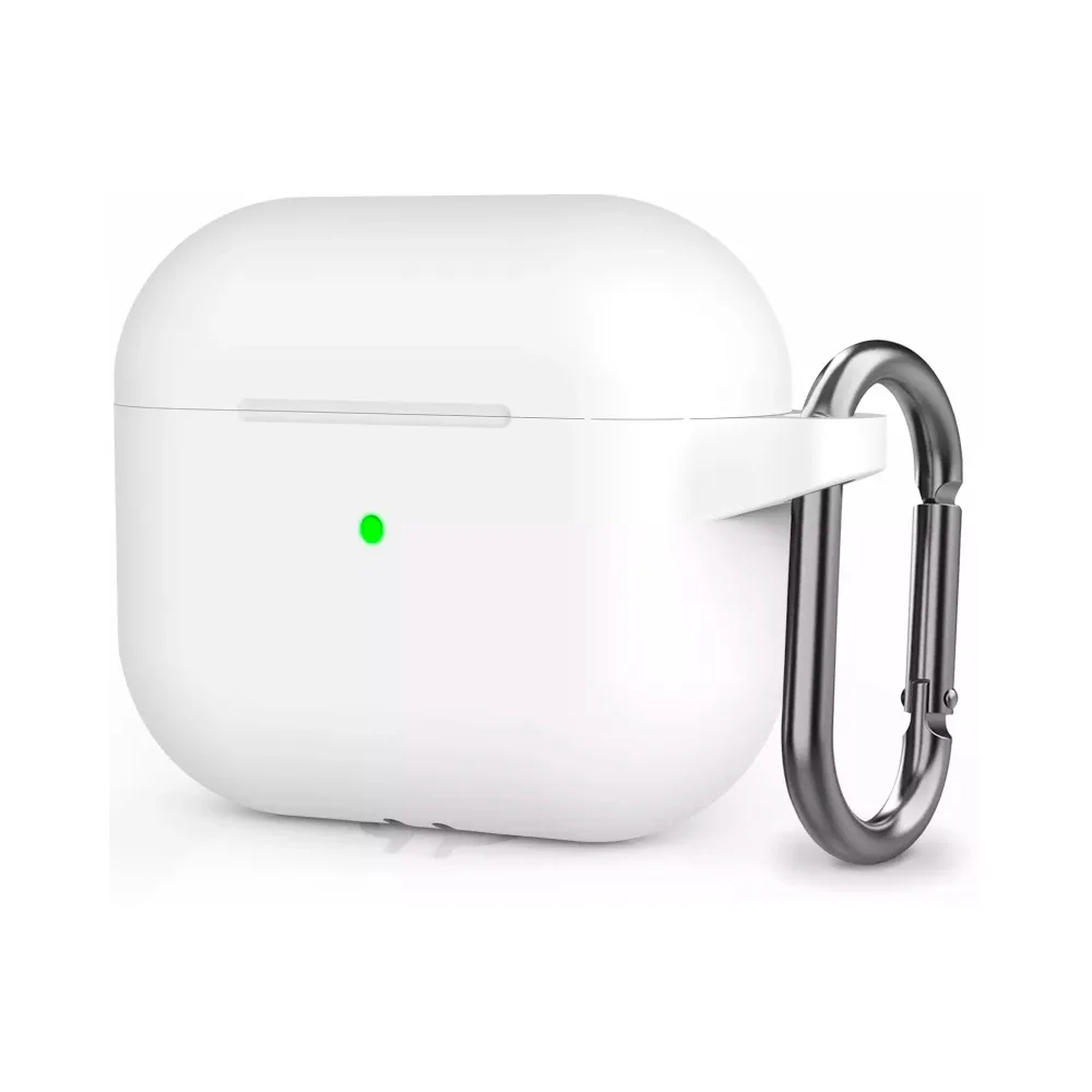 Protection Silicone pour Boitier AirPods 3e Génération Blanc