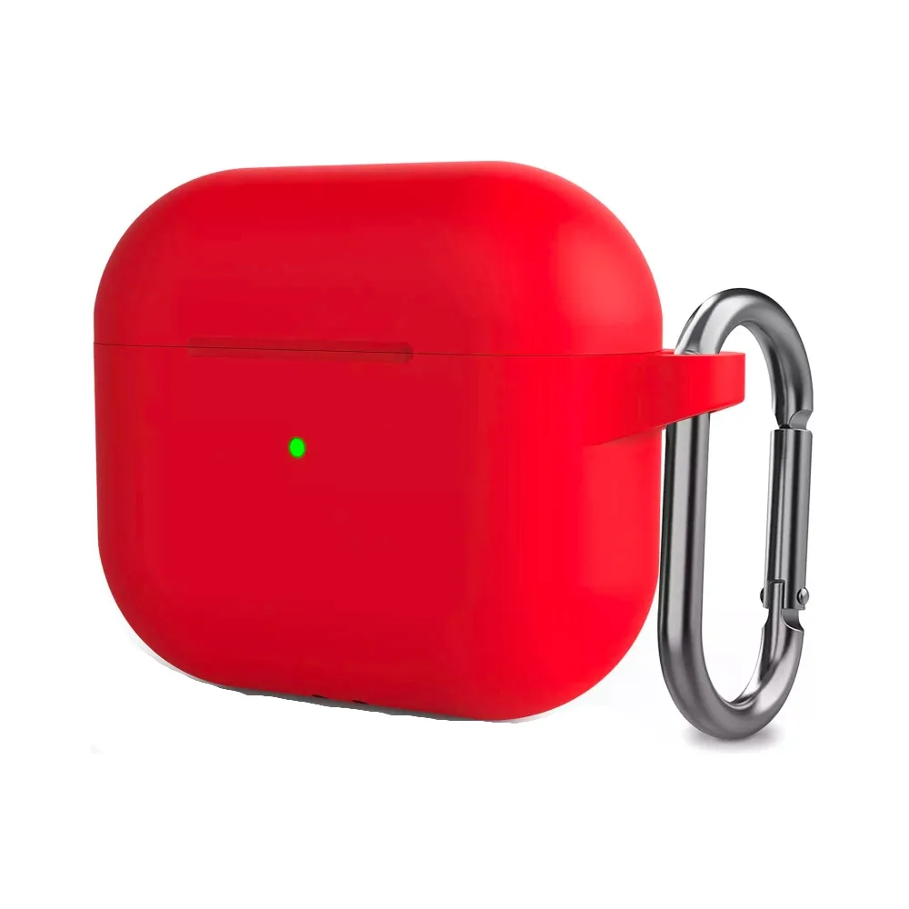 Protection Silicone pour Boitier AirPods 3e Génération Rouge