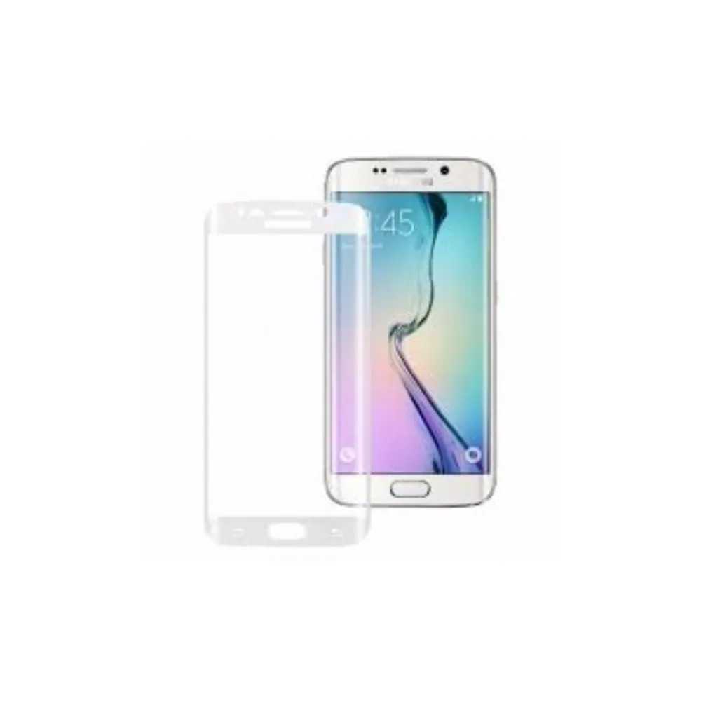 Verre Trempé Intégral Samsung Galaxy S6 Edge G925 Blanc