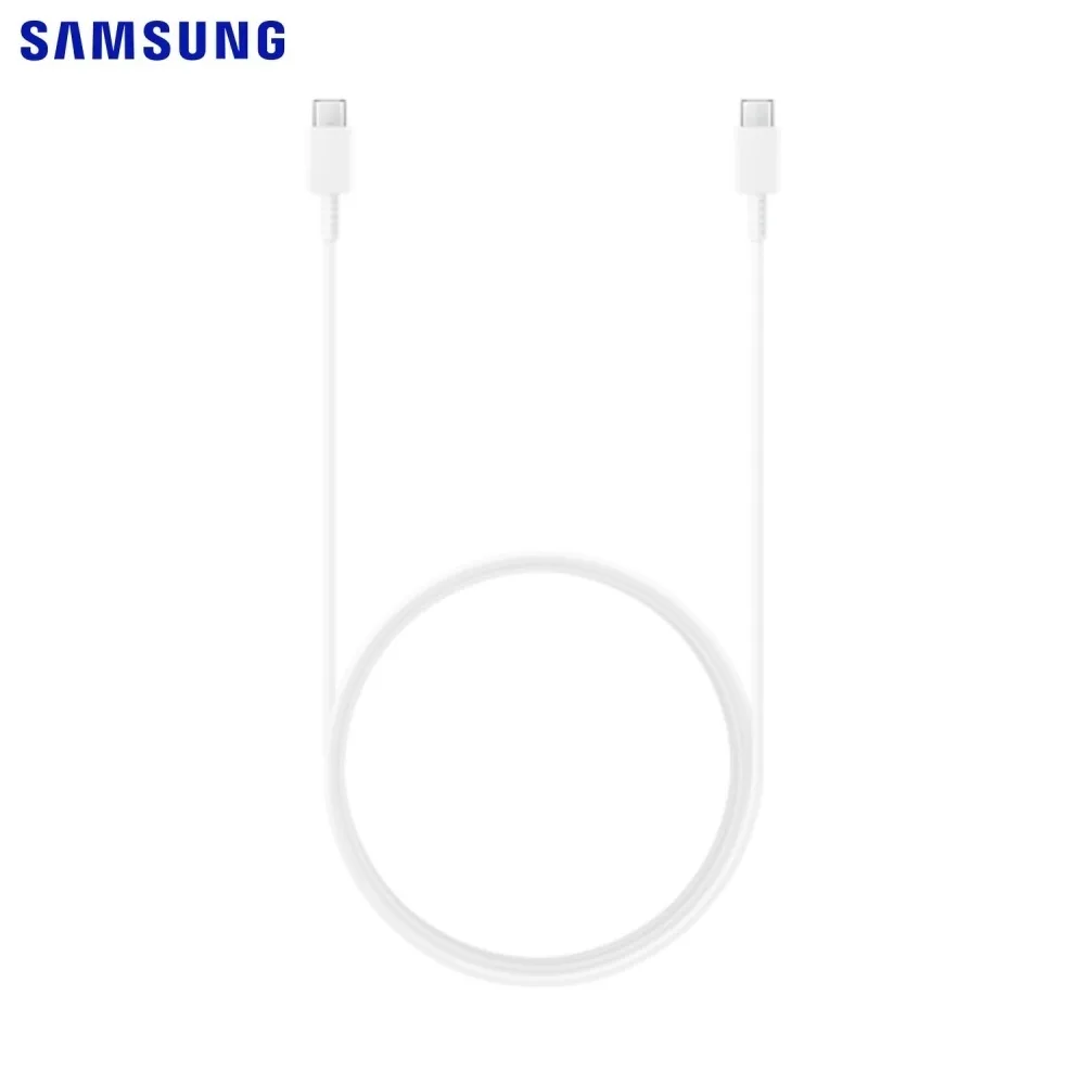 Câble Data USB-C vers USB-C Samsung 3A (1.8m) Blanc — vue 4