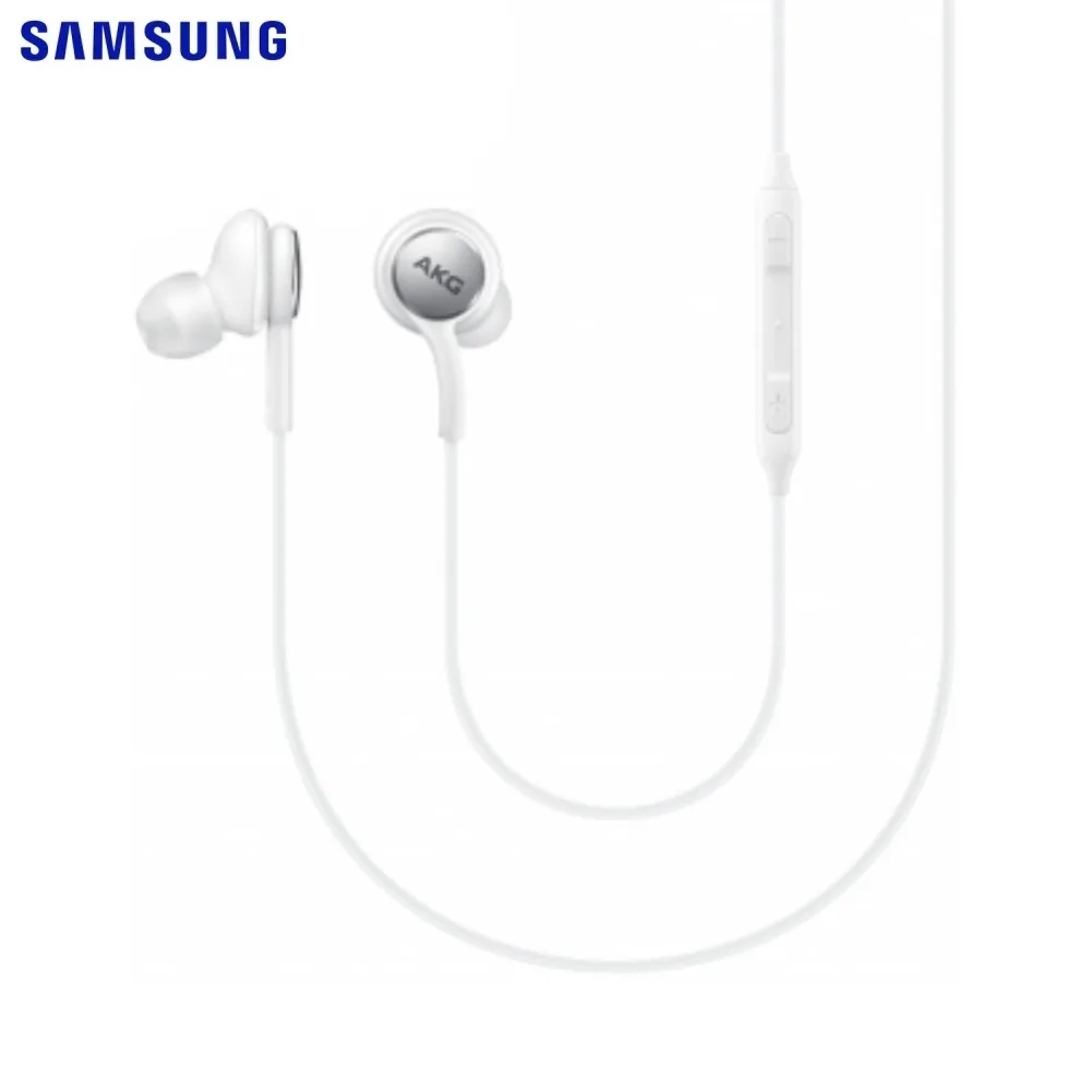 Écouteurs Filaires USB-C Samsung AKG Earphones IC100BW Bulk Blanc — vue 2