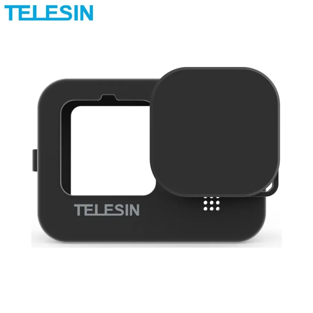 Coque Silicone TELESIN pour GoPro 11, 10 & 9 Noir