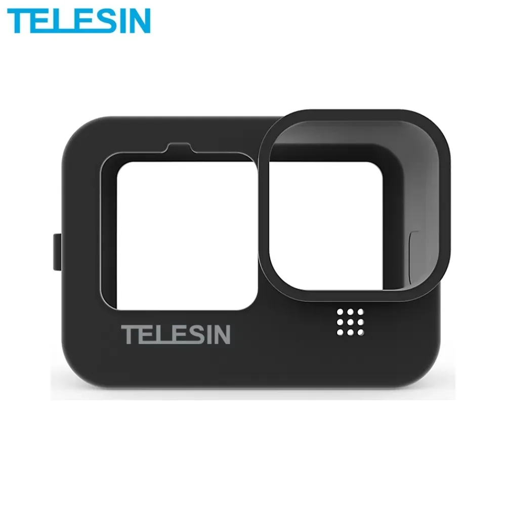 Coque Silicone TELESIN pour GoPro 11, 10 & 9 Noir — vue 2