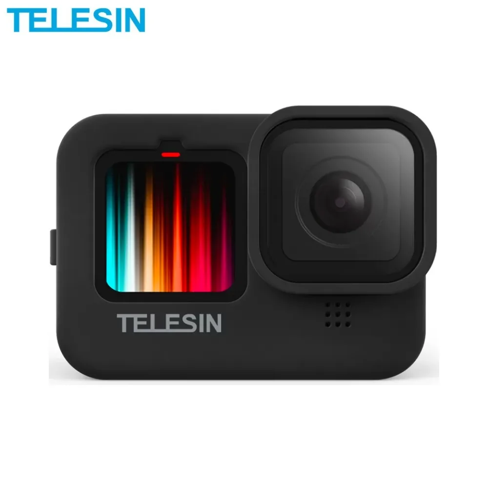 Coque Silicone TELESIN pour GoPro 11, 10 & 9 Noir — vue 3