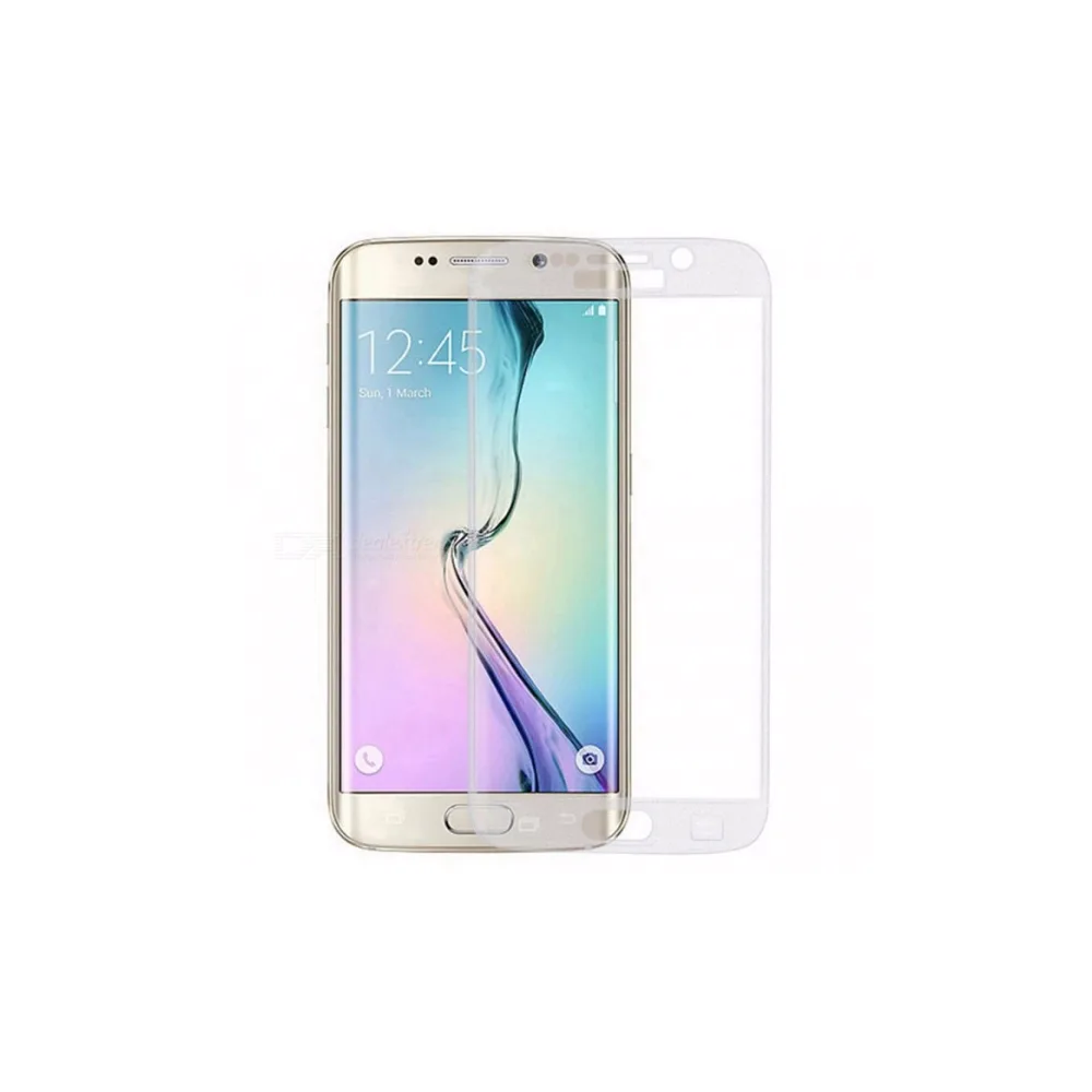 Verre Trempé Intégral Samsung Galaxy S6 Edge Argent