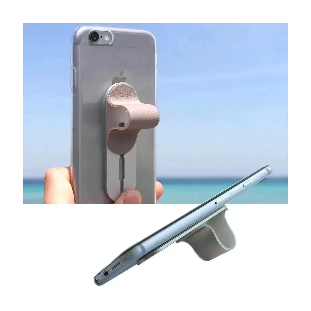 Bande Support Smartphone en Cuir B56 Beige — vue 2
