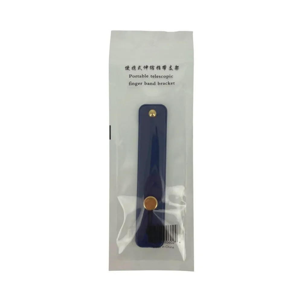 Bande Support Smartphone en Silicone B57 Bleu Marine — vue 2