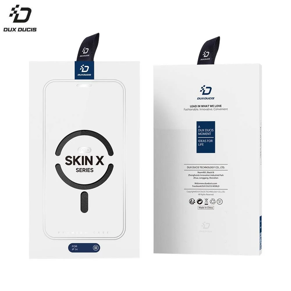 Housse de Protection Skin X Pro Dux Ducis pour Apple iPhone 13 & 14 MagSafe Noir — vue 3