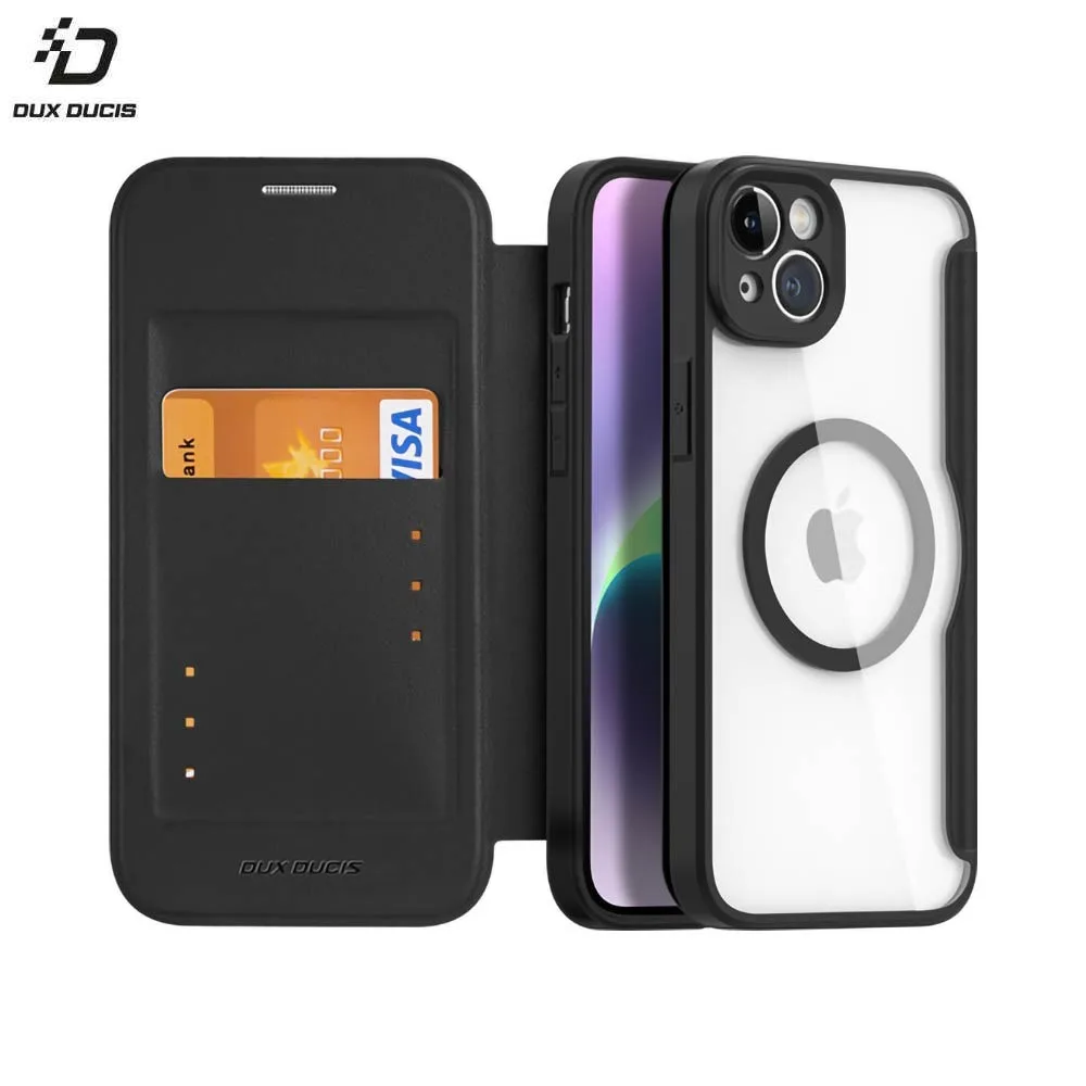 Housse de Protection Skin X Pro Dux Ducis pour Apple iPhone 14 Plus MagSafe Noir — vue 3