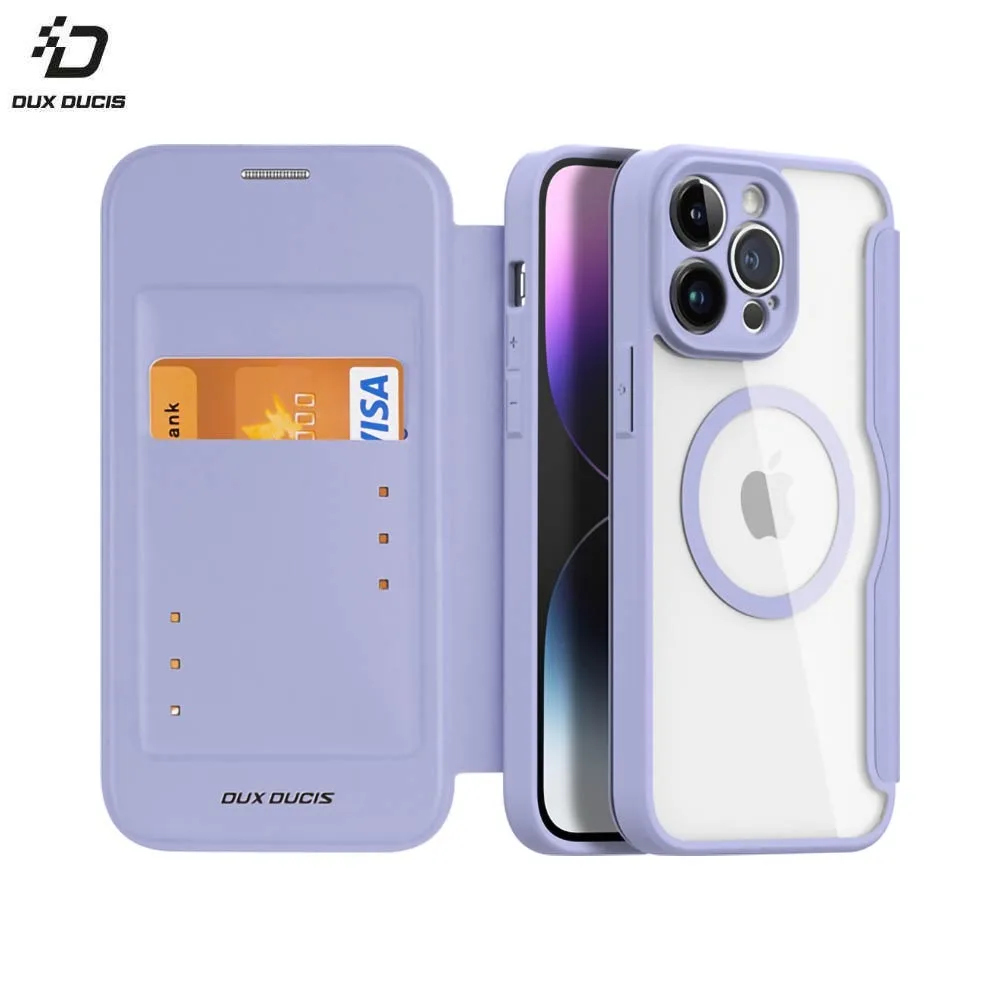 Housse de Protection Skin X Pro Dux Ducis pour Apple iPhone 14 Pro Max MagSafe Violet Clair — vue 3