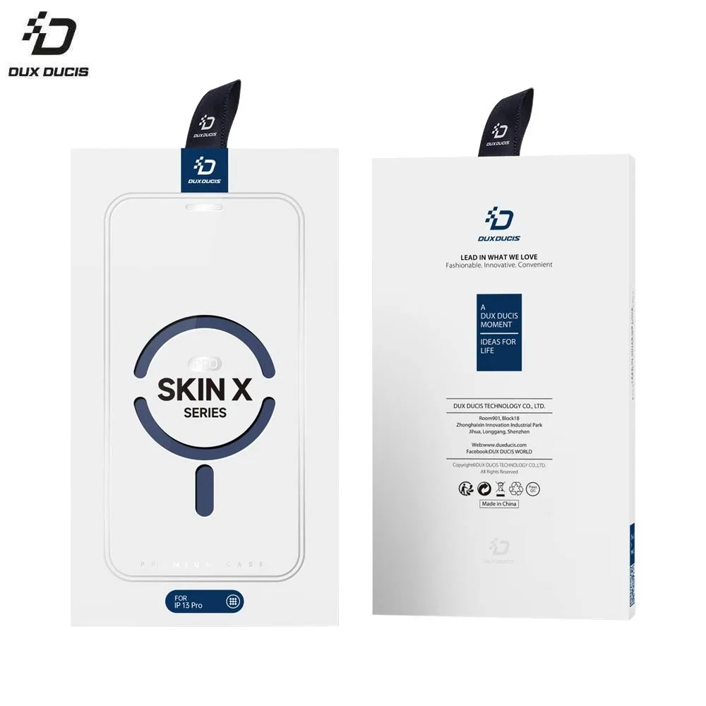 Housse de Protection Skin X Pro Dux Ducis pour Apple iPhone 13 Pro MagSafe Bleu — vue 2