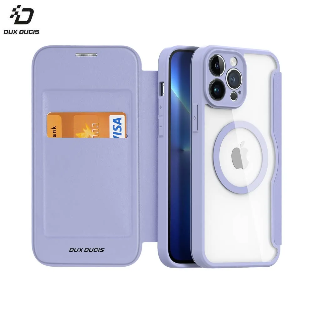 Housse de Protection Skin X Pro Dux Ducis pour Apple iPhone 13 Pro Max MagSafe Violet Clair — vue 3