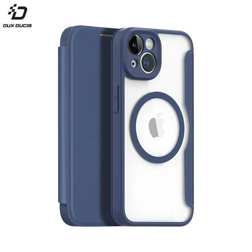 Housse de Protection Skin X Pro Dux Ducis pour Apple iPhone 13 & 14 MagSafe Bleu