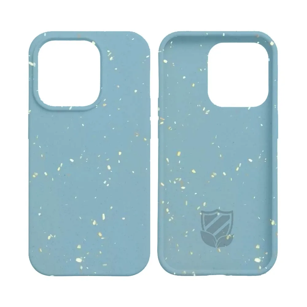 Coque Bambou Biodégradable PROTECT pour Apple iPhone 13 Pro Max Bleu