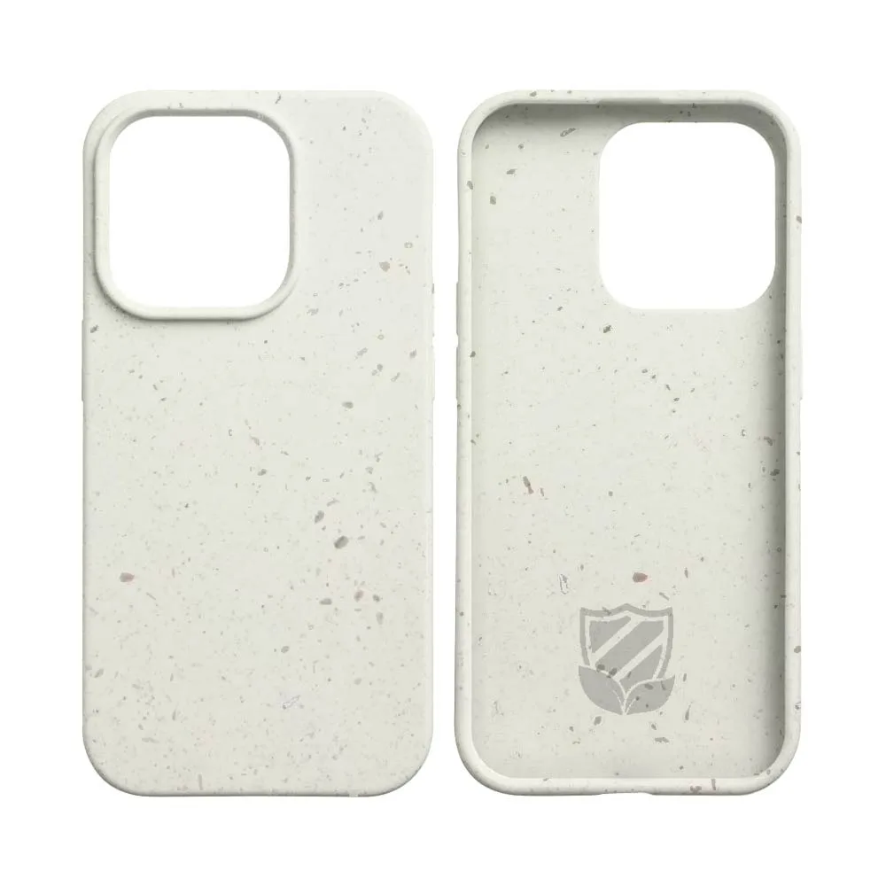 Coque Bambou Biodégradable PROTECT pour Apple iPhone 14 Pro Max Blanc — vue 3