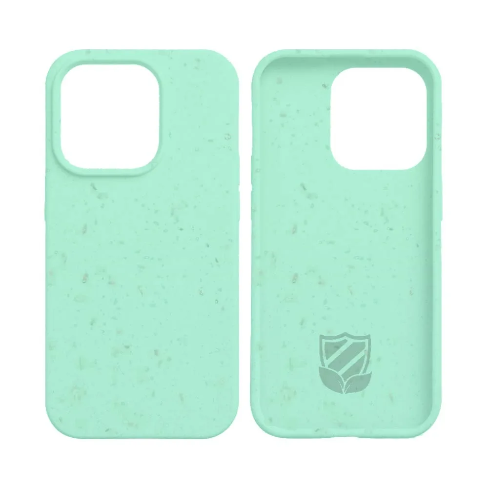 Coque Bambou Biodégradable PROTECT pour Apple iPhone 14 Pro Max Vert Menthe