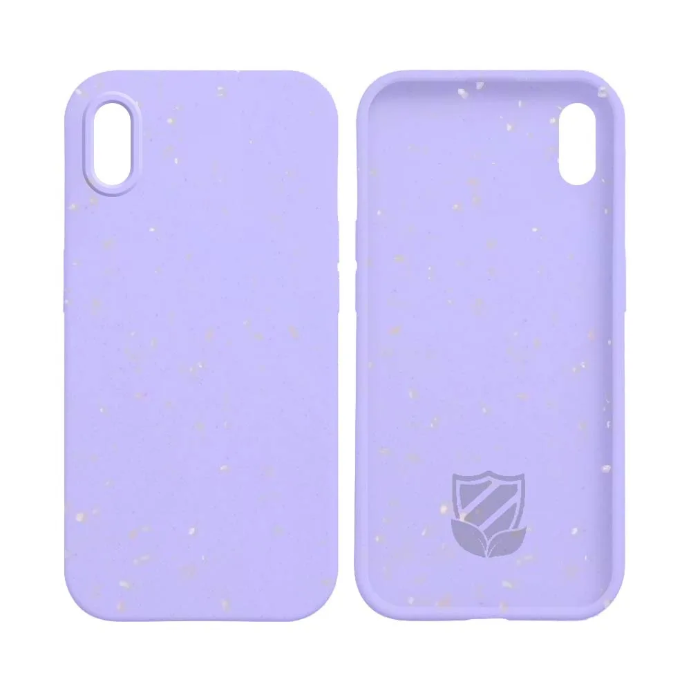 Coque Bambou Biodégradable PROTECT pour Apple iPhone X & XS Violet Clair