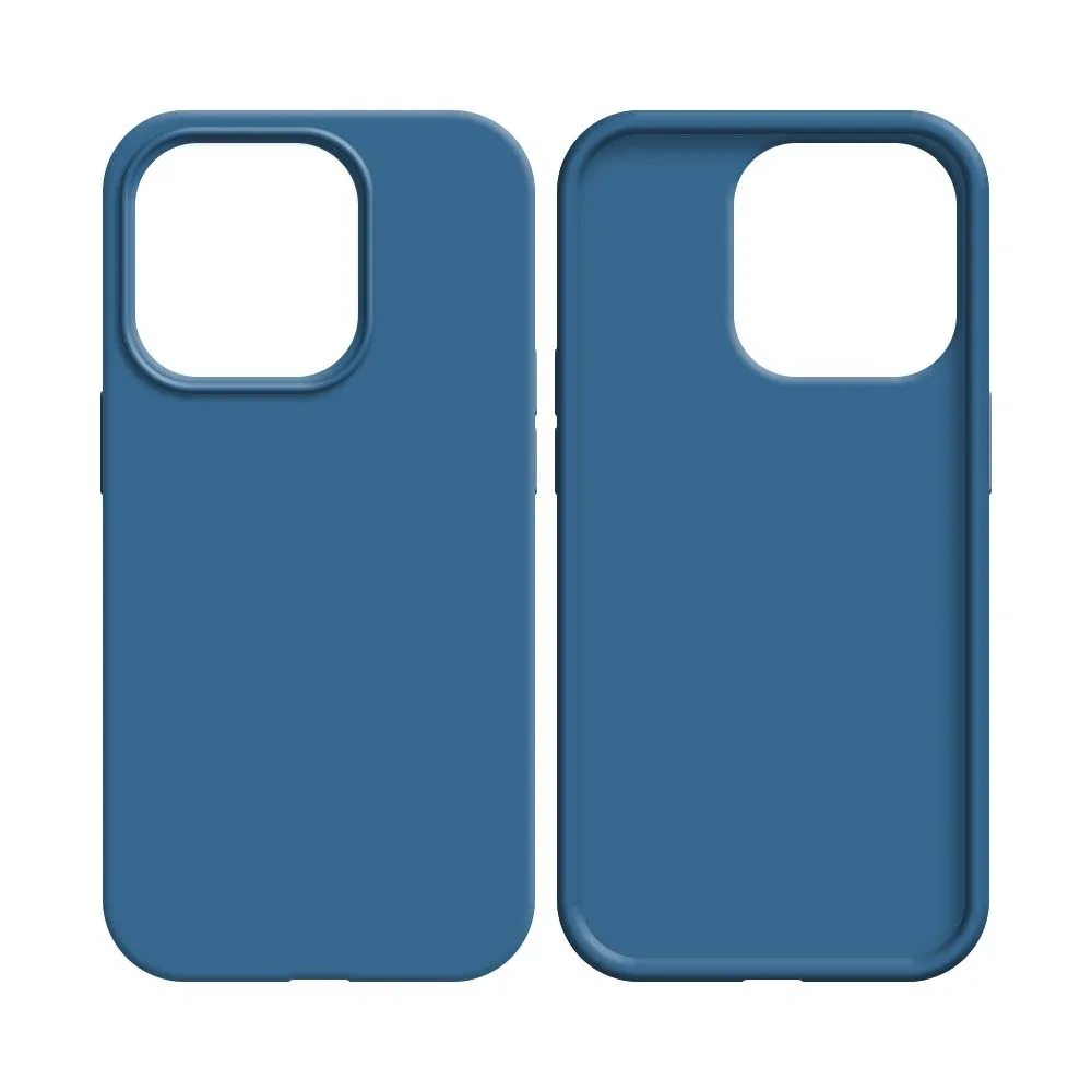 Coque Silicone Compatible pour Apple iPhone 12 Mini Bleu Marine — vue 2