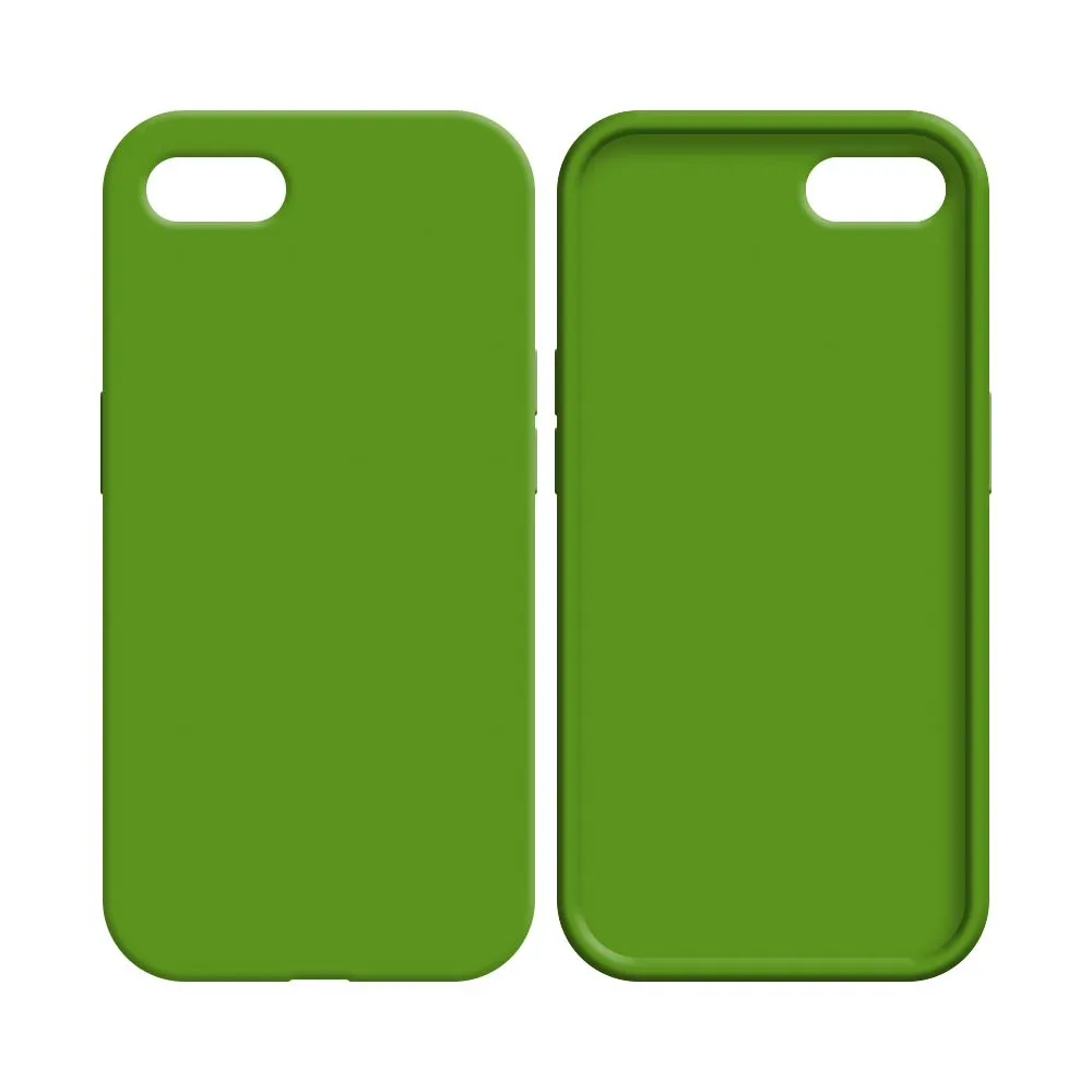 Coque Silicone Compatible pour Apple iPhone 7, 8, SE 2 & SE 3 Vert Clair — vue 2