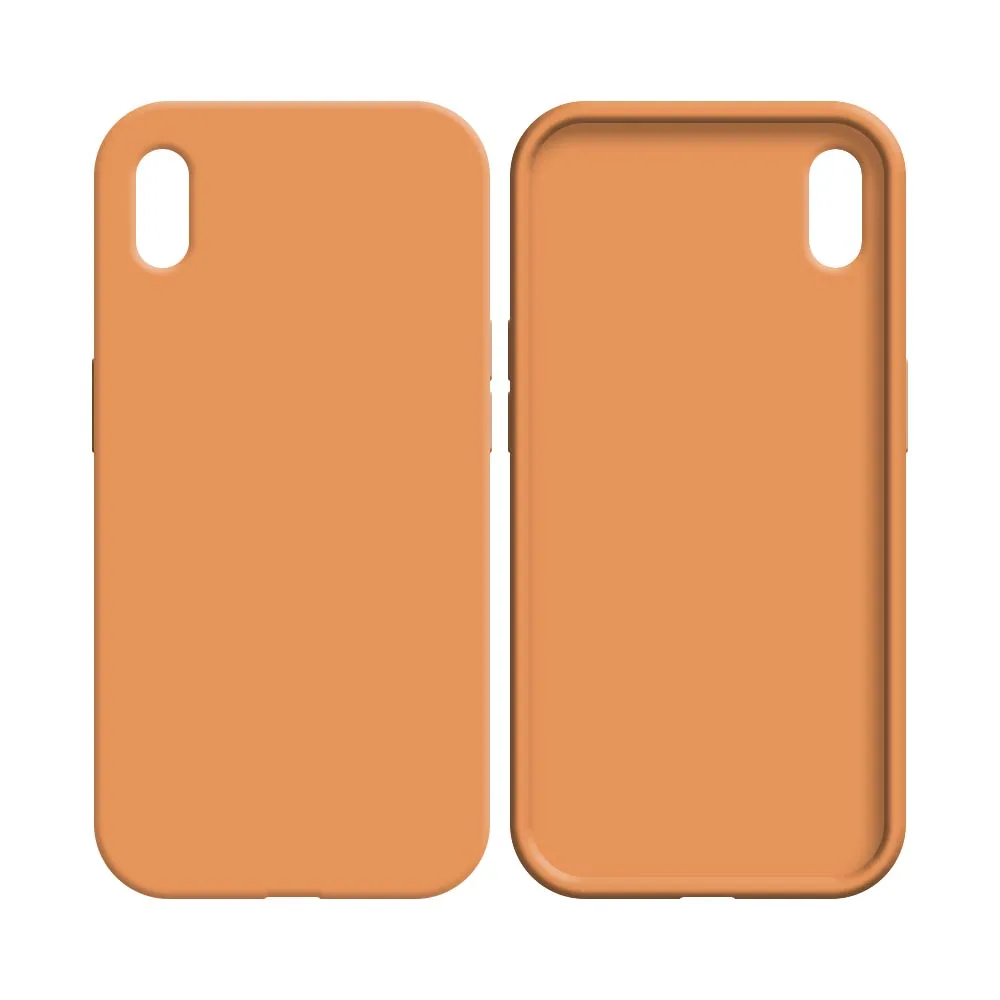 Coque Silicone Compatible pour Apple iPhone XS Max Corail