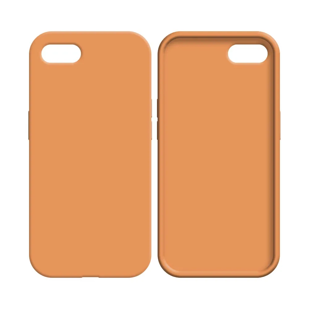 Coque Silicone Compatible pour Apple iPhone 7, 8, SE 2 & SE 3 Corail — vue 2