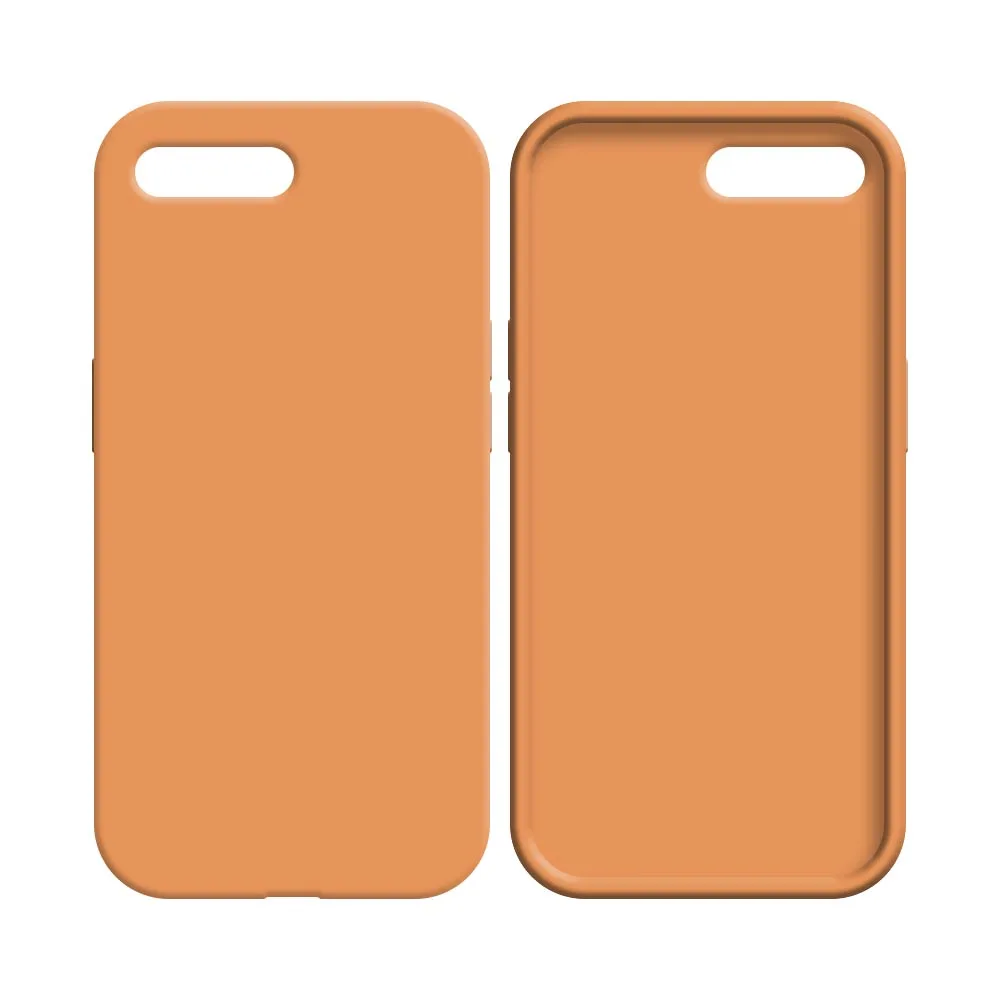 Coque Silicone Compatible pour Apple iPhone 7 Plus & 8 Plus Corail — vue 2