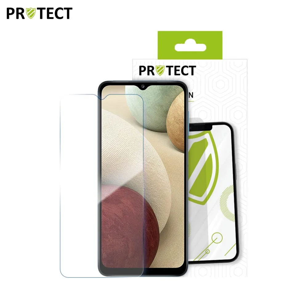 Verre Trempé Classique PROTECT pour Samsung Galaxy A12 A125 & A12 Nacho A127 Transparent — vue 2