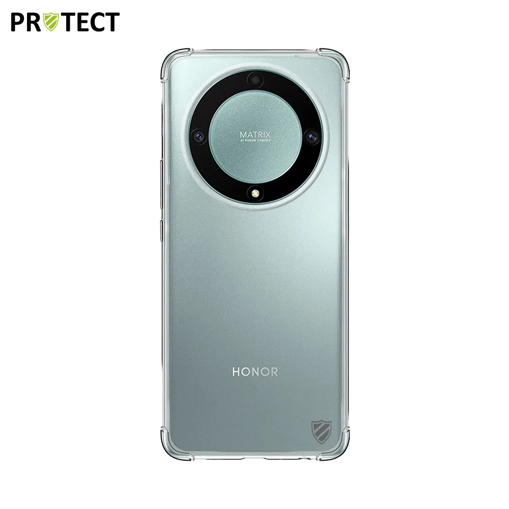 Coque Silicone Renforcée PROTECT pour Honor Magic 5 Lite Transparent — vue 2