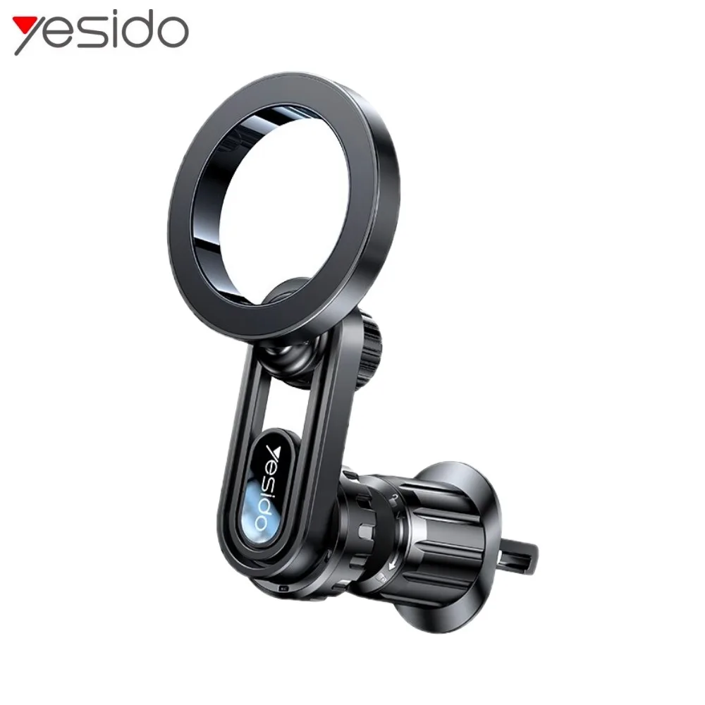 Support Smartphone Magnétique pour Voiture Yesido C157 MagSafe (Grille d'Aération) Noir