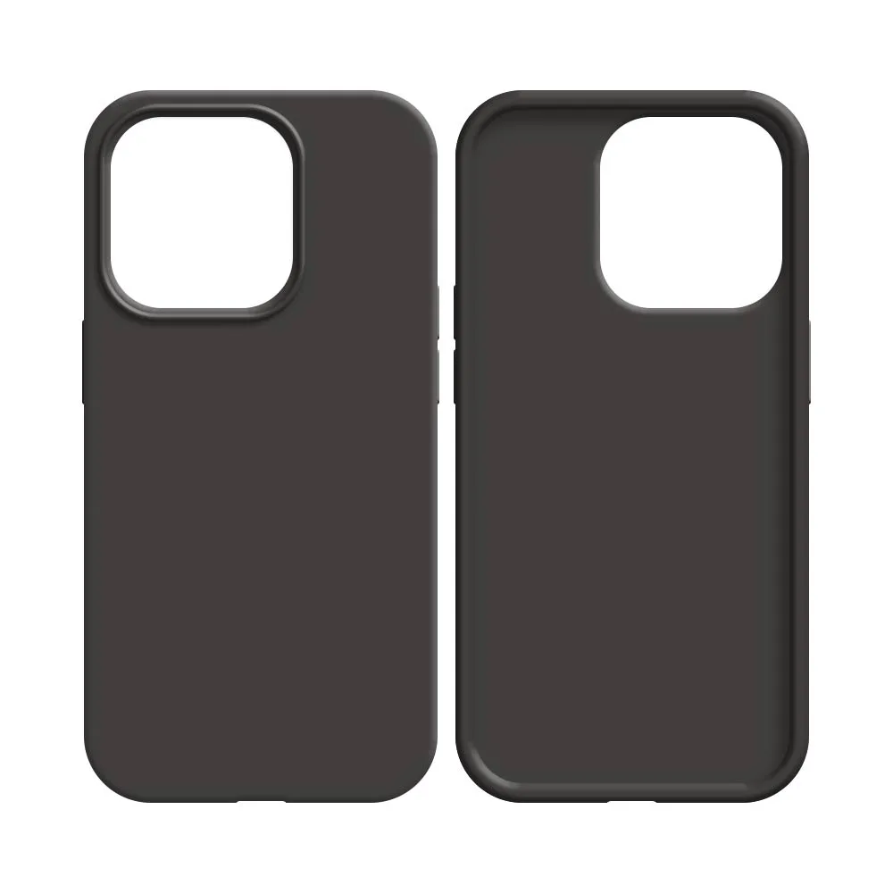 Coque Silicone Compatible pour Apple iPhone 11 Noir — vue 2