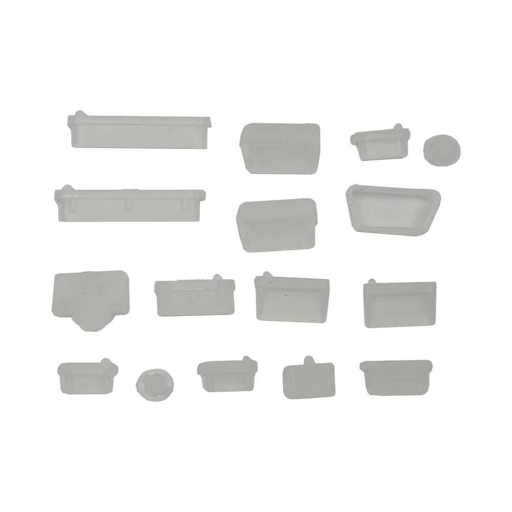 Cache Anti-Poussière pour Bouton PC (x16) Transparent