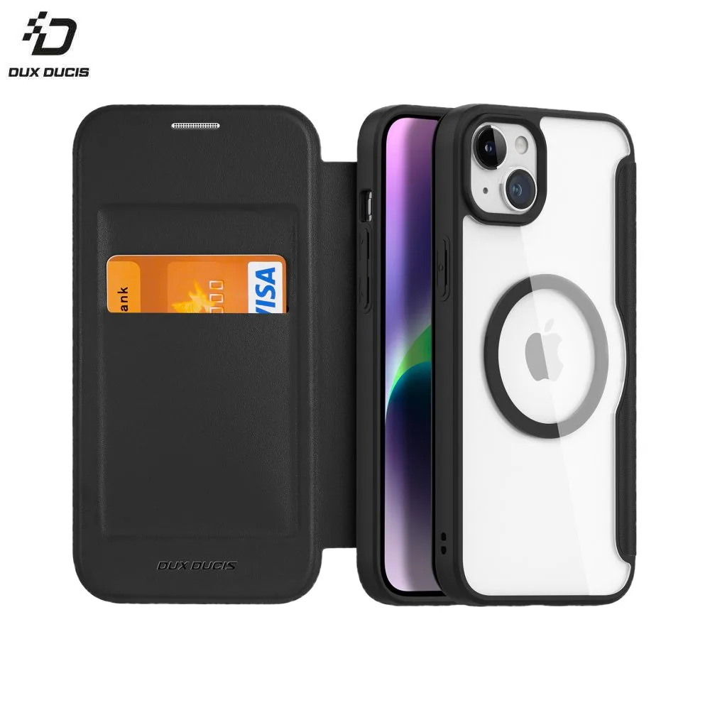 Housse de Protection Skin X Pro Dux Ducis pour Apple iPhone 15 Plus MagSafe Noir — vue 2