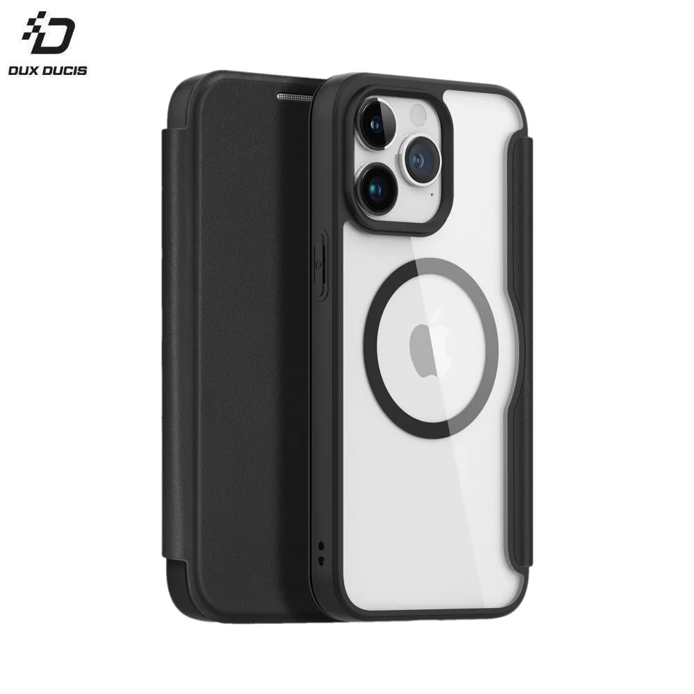 Housse de Protection Skin X Pro Dux Ducis pour Apple iPhone 15 Pro MagSafe Noir