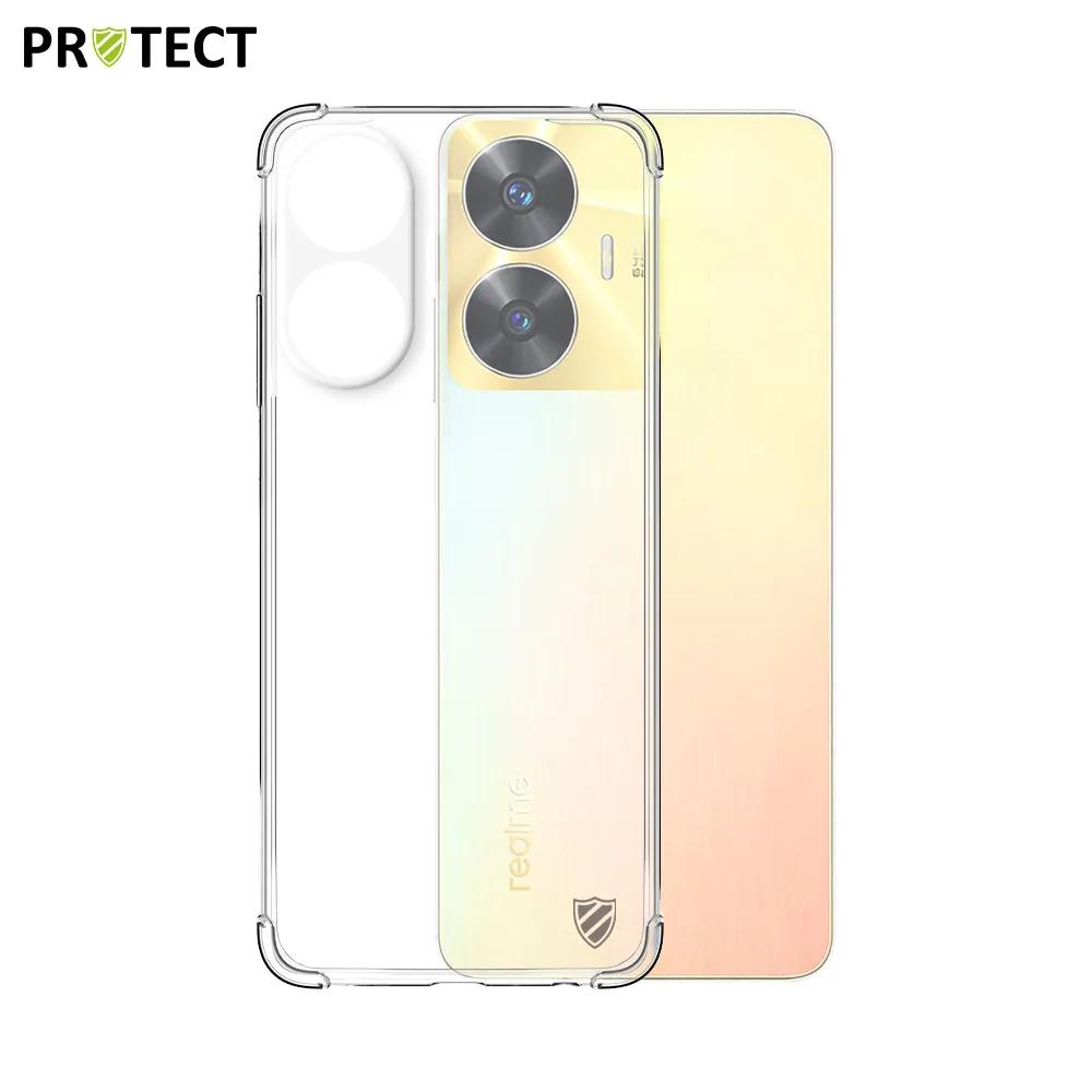 Coque Silicone Renforcée PROTECT pour Realme C55 Transparent