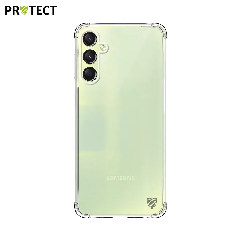 Coque Silicone Renforcée PROTECT pour Samsung Galaxy A24 4G A245 Transparent — vue 2