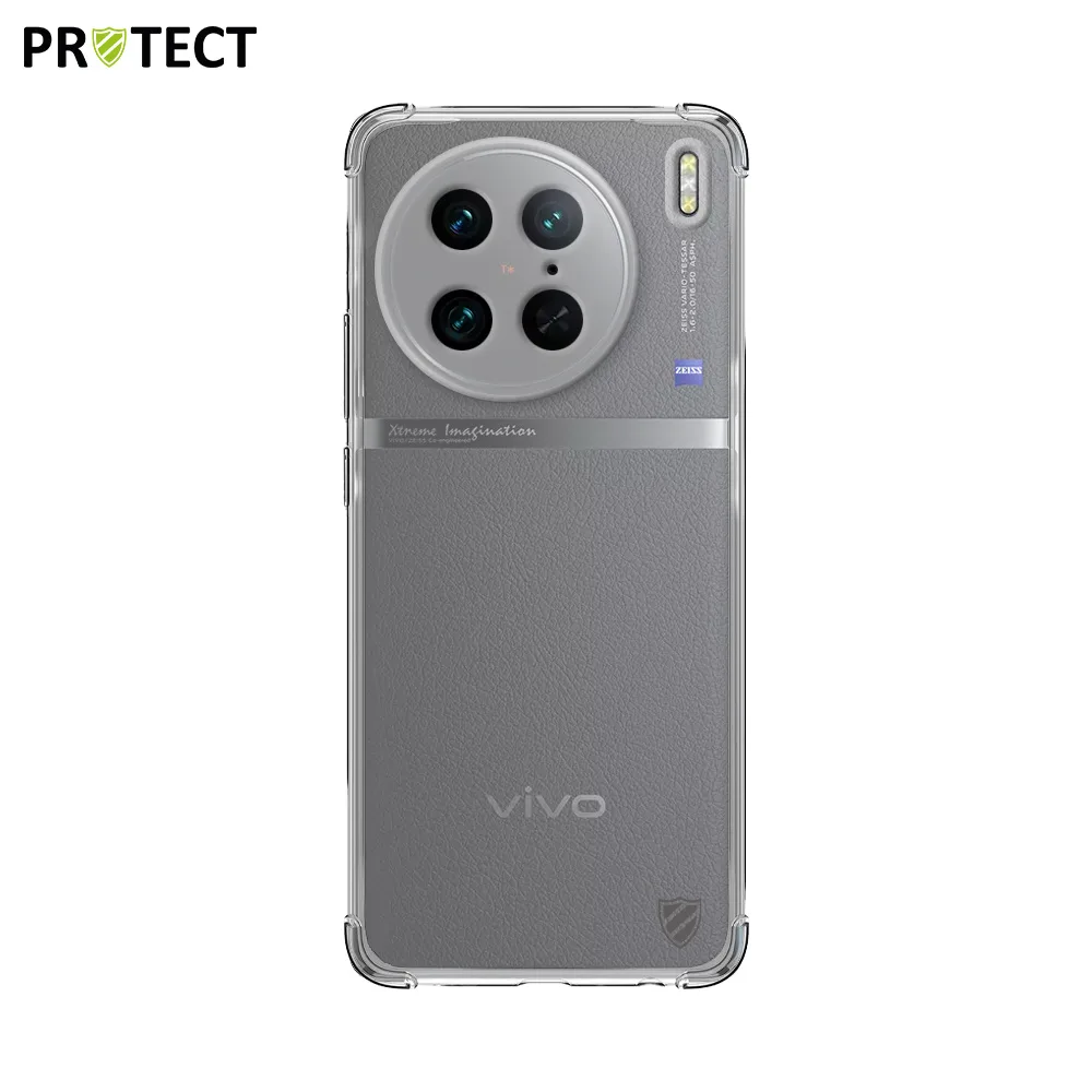 Coque Silicone Renforcée PROTECT pour Vivo X90 Pro Transparent — vue 2