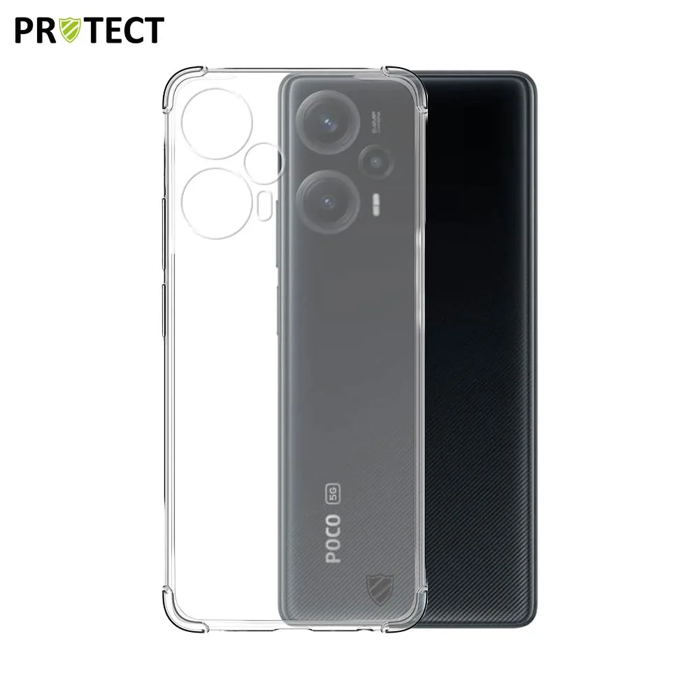 Coque Silicone Renforcée PROTECT pour Xiaomi POCO F5 5G Transparent