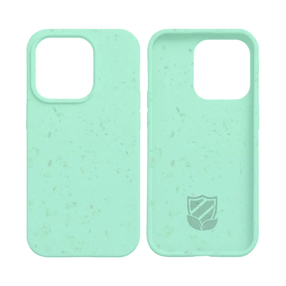 Coque Bambou Biodégradable PROTECT pour Apple iPhone 15 Plus (#4) Vert Menthe